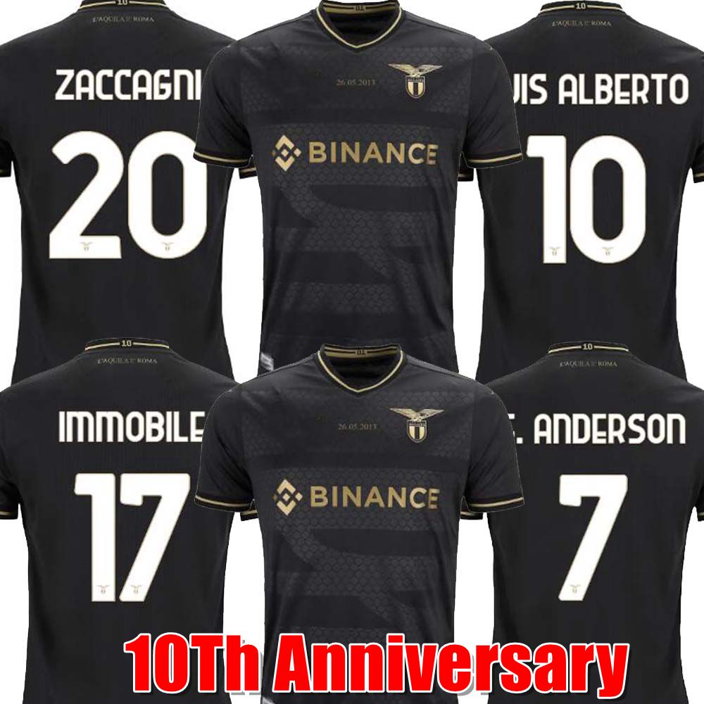 

2023 Lazio Immobile soccer Jerseys maglie 22 23 IMMOBILE LUIS BASTOS SERGEJ BADELJ LUCAS J.CORREA ZACCAGNI MARUSIC men kids kit football shirt 10th Anniversary, Away adult ucl