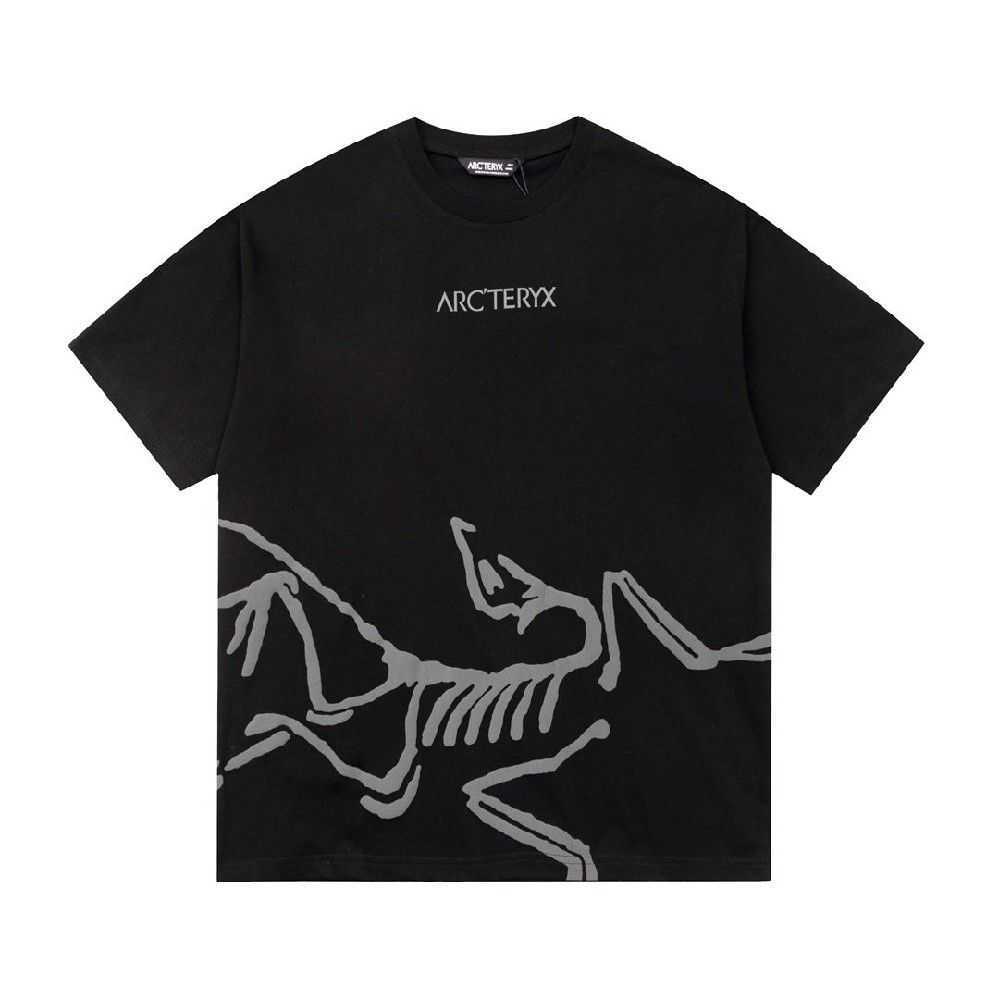 

Designer Fashion Clothing ARC TERYXES Tees Tshirt Original quality Zuniao Brand New SpringSummer Large Print Tshirt Temperament Short Sleeve outdoor TShirt Sport, White