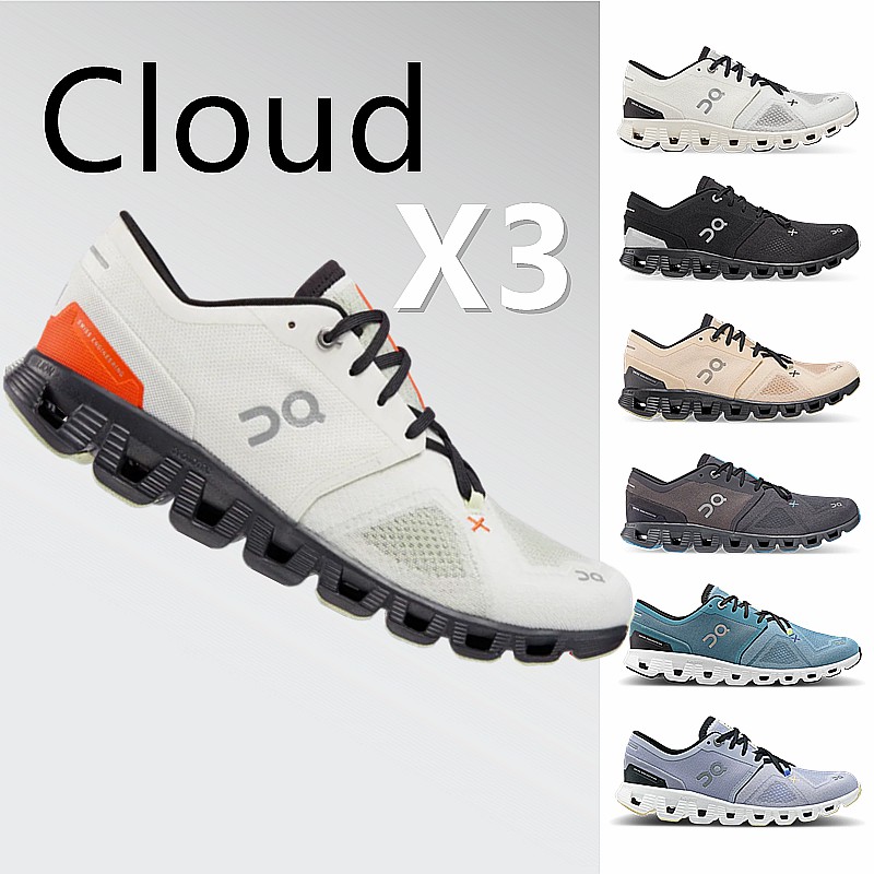 

On Cloud X 3 Running Shoes Performance All Day Road Trail Runway Mens Trainers Oncloud Cloudsurfer Creek White Black physical fitness training sneakers clouds 36-47, Clifton 8--12