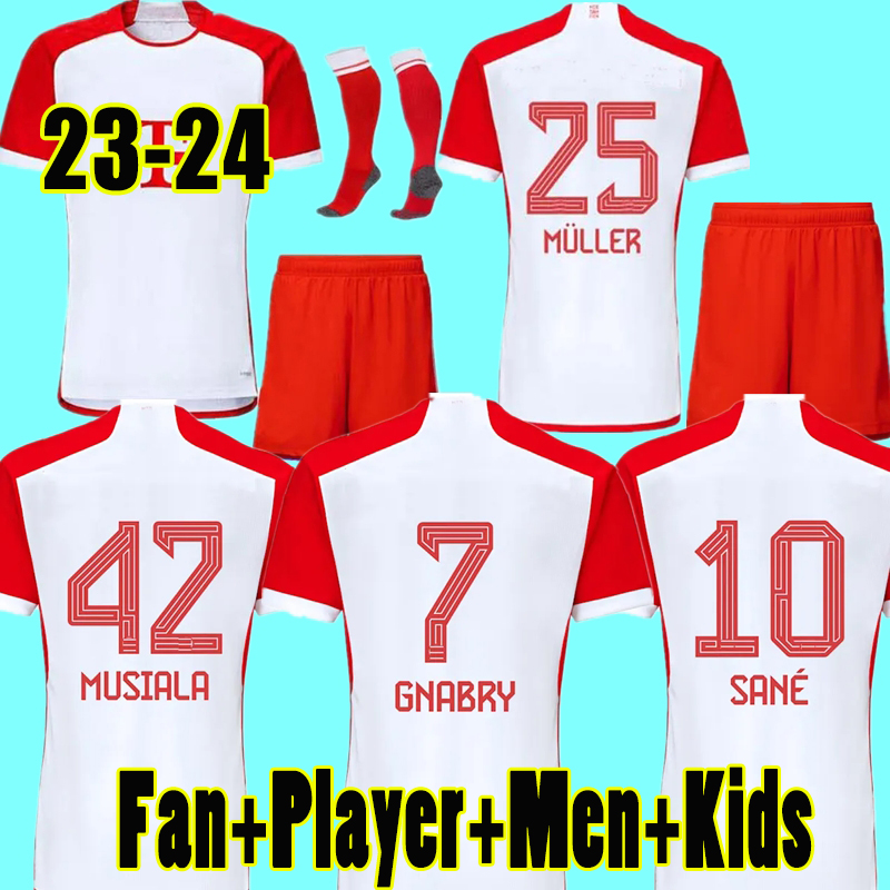 

MUSIALA Soccer Jerseys DE LIGT 23 24 Player Version Child Kits MANE SANE HERNANDEZ BAYERNS mUNIch GNABRY GORETZKA MULLER DAVIES KIMMICH football Shirt Men Kids kit