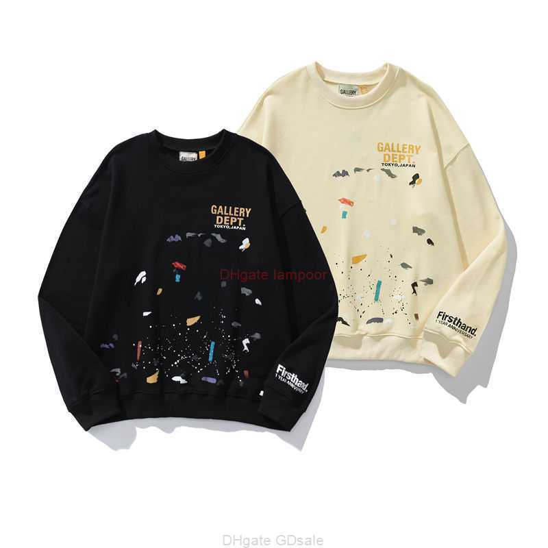 

Designer Clothing Galleries Hoodie Mens Sweatshirts Galleryes Gary deptes American Fashion Brand High Street Loose Men Women Graffiti Round Neck Pullover Lovers T, Shipping fee