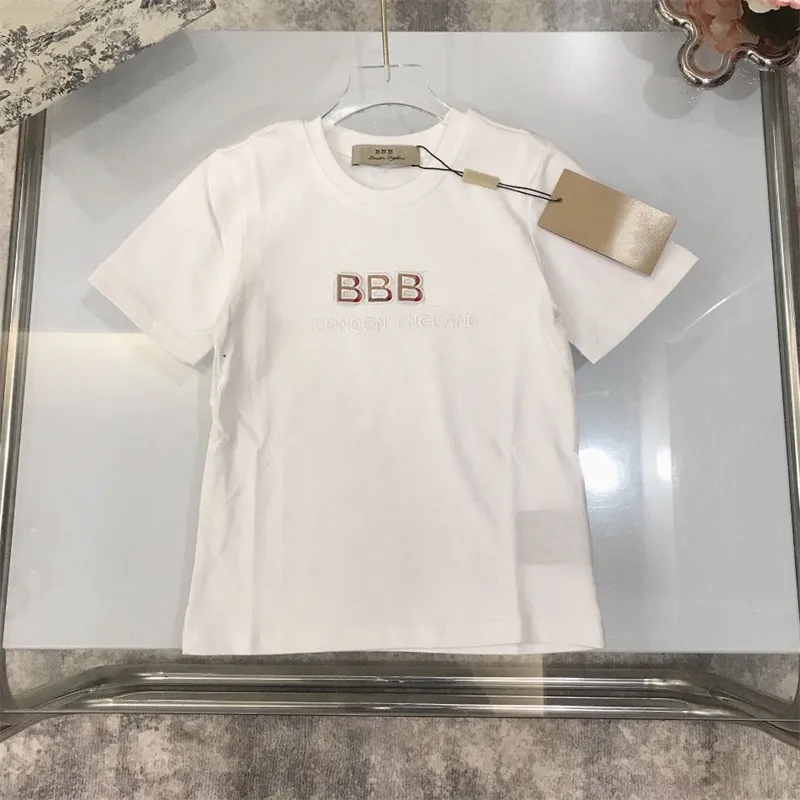 

Childrens Designer Clothes Baby Kids Luxury Short Sleeved Tops Boy Girls Sunmmer Clothing Letter Tshirt High Quality Clothes, Black#3