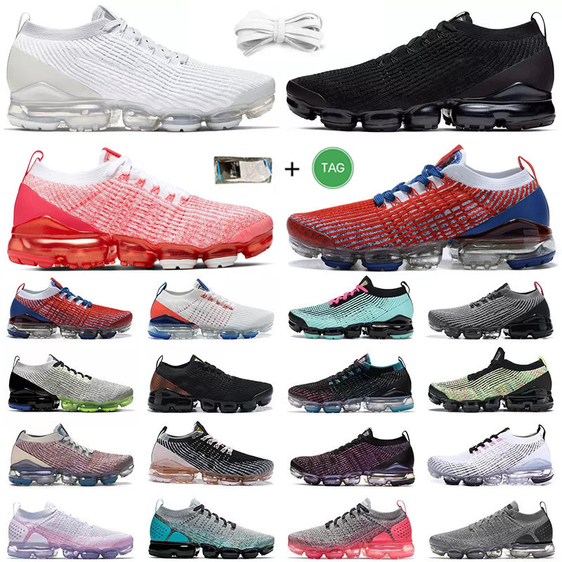 

Fly 2.0 Knit 3.0 Running Shoes Mens Sneaker Triple White Black USA Pink Oreo Glow Green Particle Grey Blue Fury Pure Platinum Men Women Trainers Sports Sneakers, Color#40