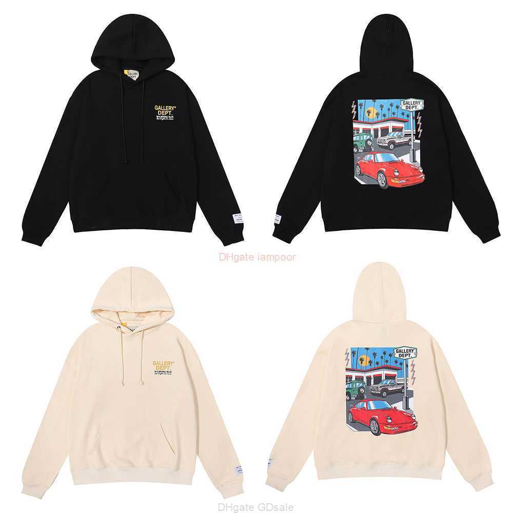 

Designer Clothing Galleries Men' Sweatshirts Niche Fashion Galleryes Depts Color Painting Auto Printing High Street Pure Cotton Terry Hoodie Men Women for sale, Shipping fee