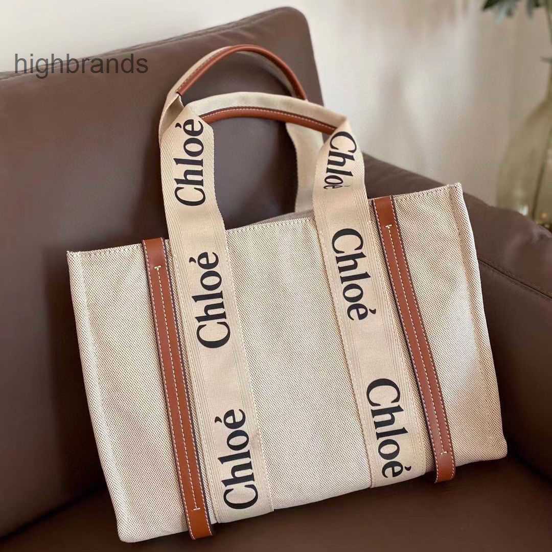 

Designer Bags Evening Women Capacity Tote Hands Handbags Medium Cloe Handbag Canvas Thickened Commuter Shopping Color Large Matching H A8OA V4JO, Brown
