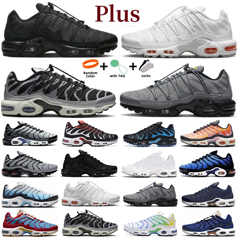 

Tn Plus Running Shoes Men Sneaker Toggle Utility Triple White Black Red Metallic Silver Olive Fire Ice Oreo Hyper Sky Bule Rainbow Unity Women Trainer Sports Sneakers, Color#27