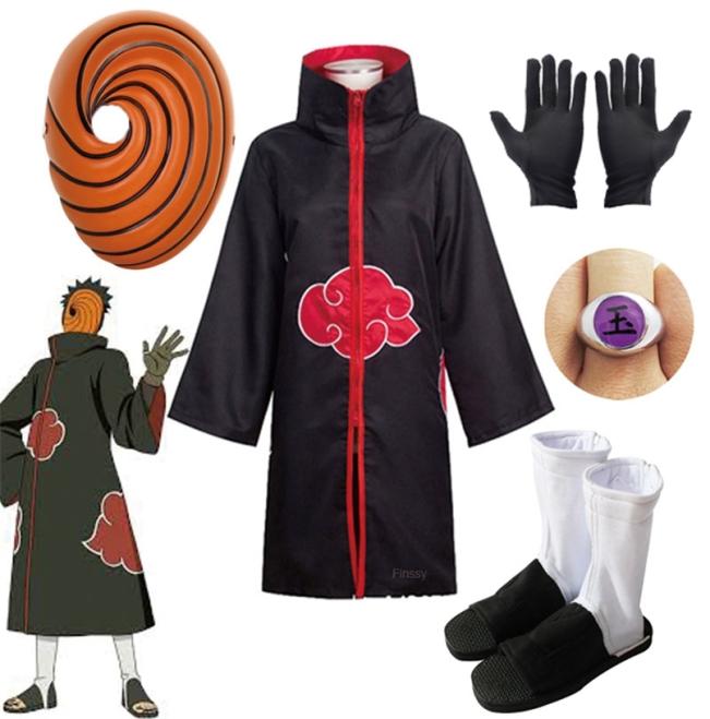 

Tobi Cosplay Costume for Boys Obito Mask Carnival Halloween Kids Adult Suitable Height 135cm185cm 2208127125702