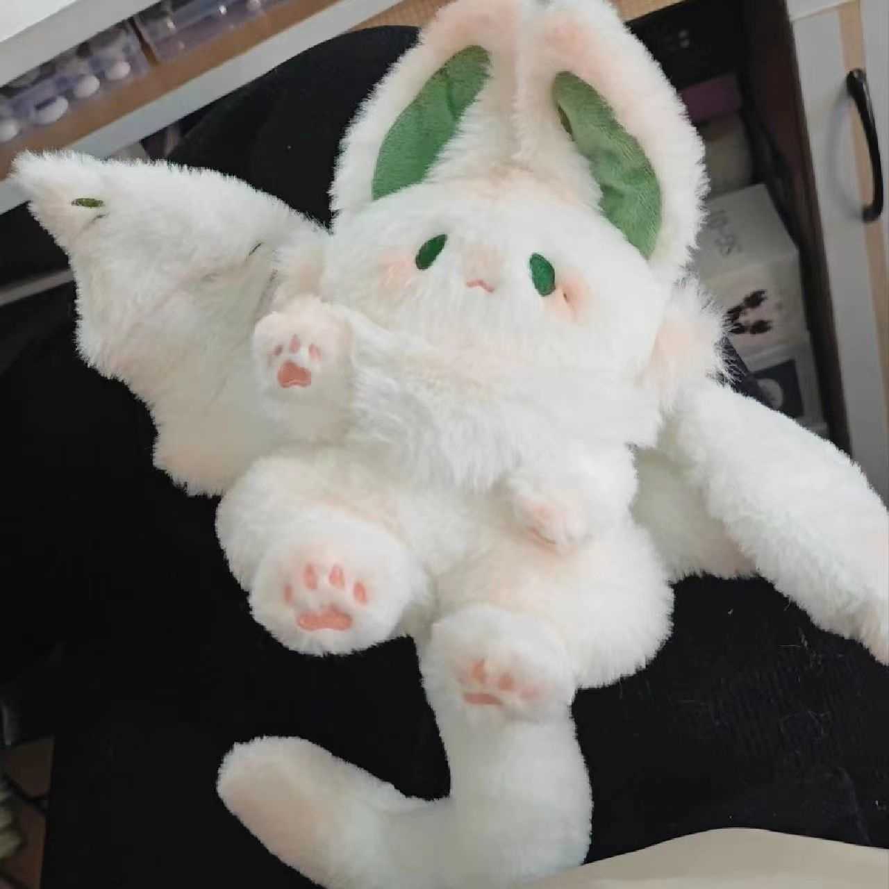 

Stuffed Plush Animals Magical Spirit Rabbit Plush Toy White Bat Cute Animal Creative Funny Plushie Stuffed Pillow Soft Bunny Kid Girl Birthday Gift Z0518