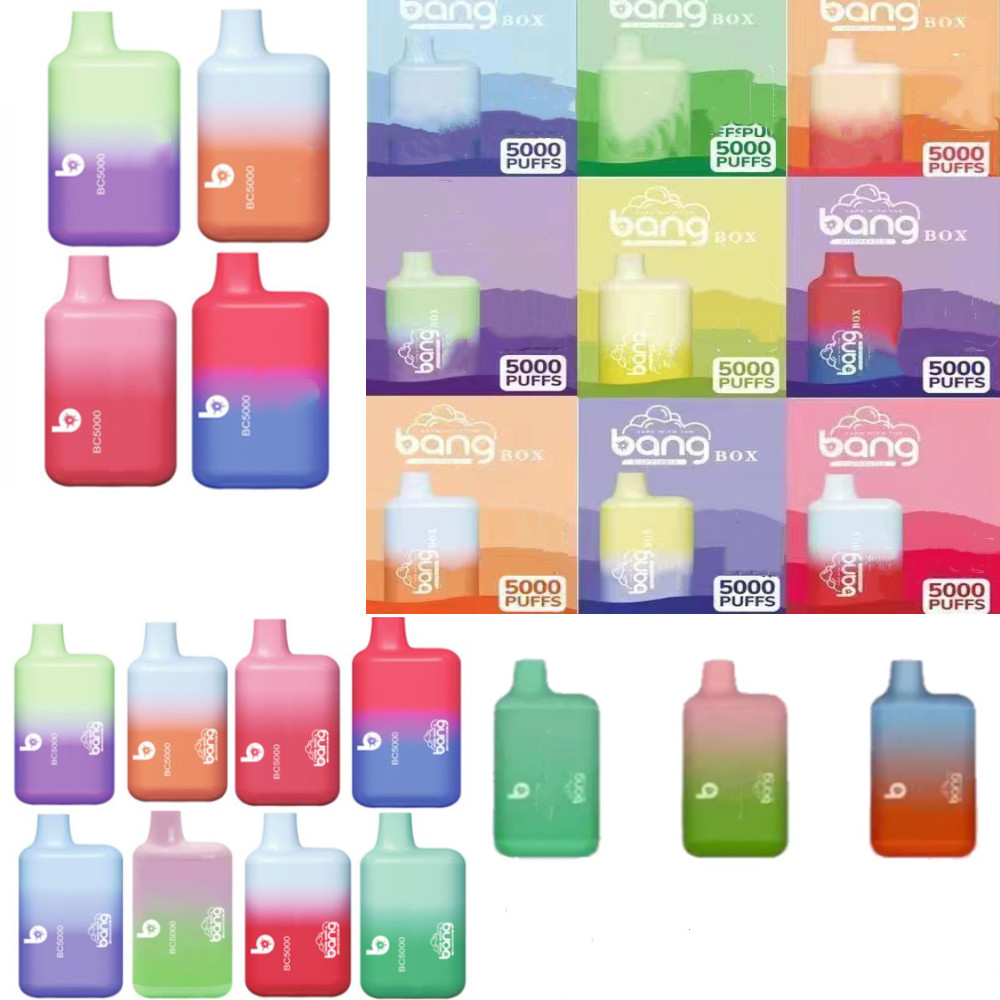

Original Bang BC5000 e cigarette puff bars prefilled disposables Disposable Mesh Coil 24 Flavors E Cigarettes Kit 5000 Puffs 13ml 650mAh Rechargeable Vs lf Bar