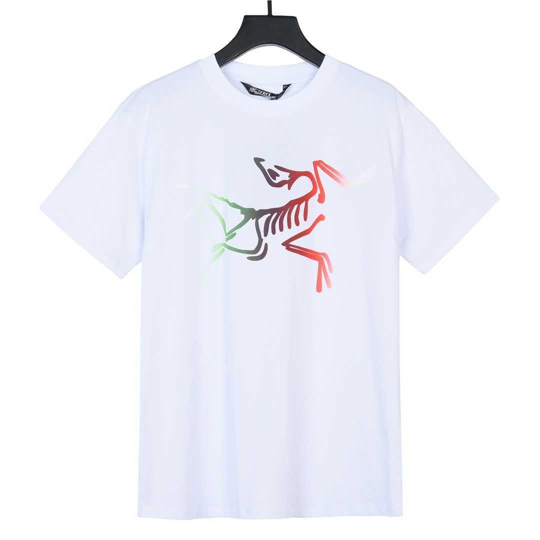 

Designer Fashion Clothing ARC TERYXES Tees Tshirt 2023 New Unisex Bone Archaeopteryx Shoulder 220g Pure Cotton Tshirt Short Sleeve Official Website High Edition ou, White archaeopteryx