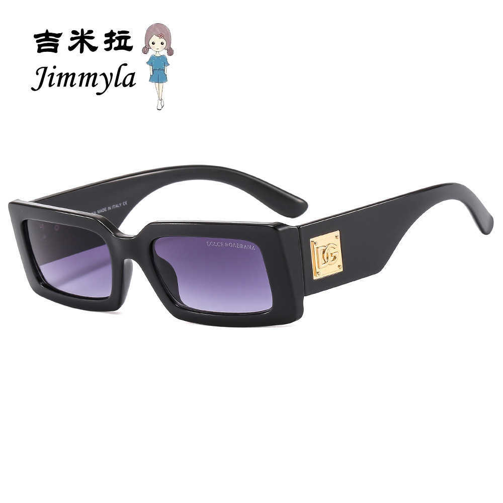 

New Walk Show Street Photo Ins D Small Frame Glasses G Modern Men's and Women's PC Sunglasses