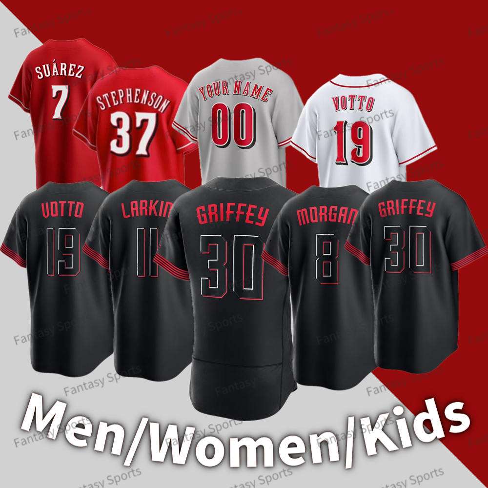 

Joe Morgan City Baseball Jersey Tyler Stephenson 19 Joey Votto Ken Griffey Jr. Barry Larkin Fraley India Black Men Women Youth Jersey Shirts Custom, Custom men1