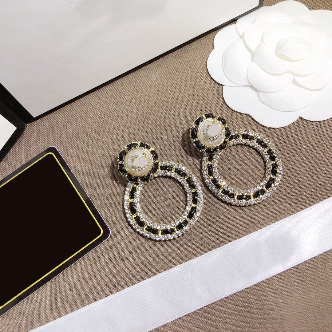 

20style Never Fade Designer Stainless Steel 18K Gold Plated Stud Earrings Luxury Women Geometry Earring Ear Loop Lovers Wedding Party Jewelry Accessory Gift