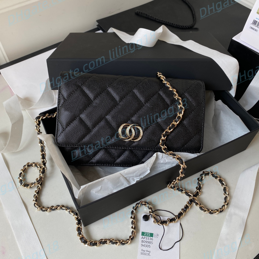 

Fashion Designer hand bags Women Shoulder bags Gold chain Purse Genuine Luxury versatile shoulder bags Leather cross body bags Tape box, 4-pink