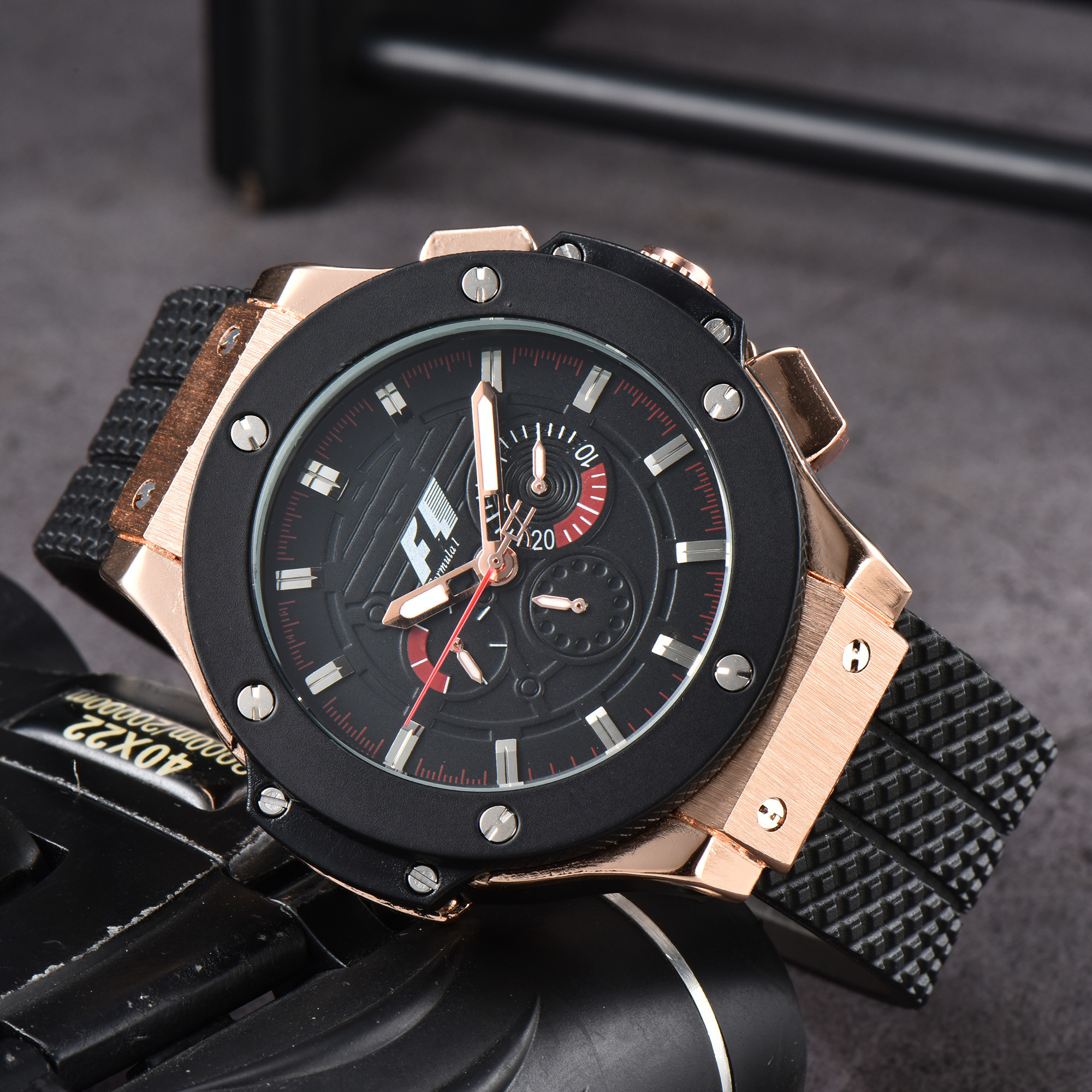 

2023 Men's Watches HB Six Hands Automatic Mechanical Watches Business Fashion Watches Gift Watches