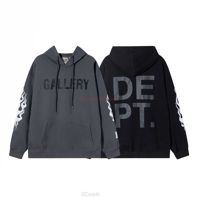 

Designer Clothing Galleries Hoodie Mens Sweatshirts Galleryes Depts American Flame Kylin Arm Letter Print High Street Loose Hoodie Fashion for Men Women Rock Hip ho, Shipping fee