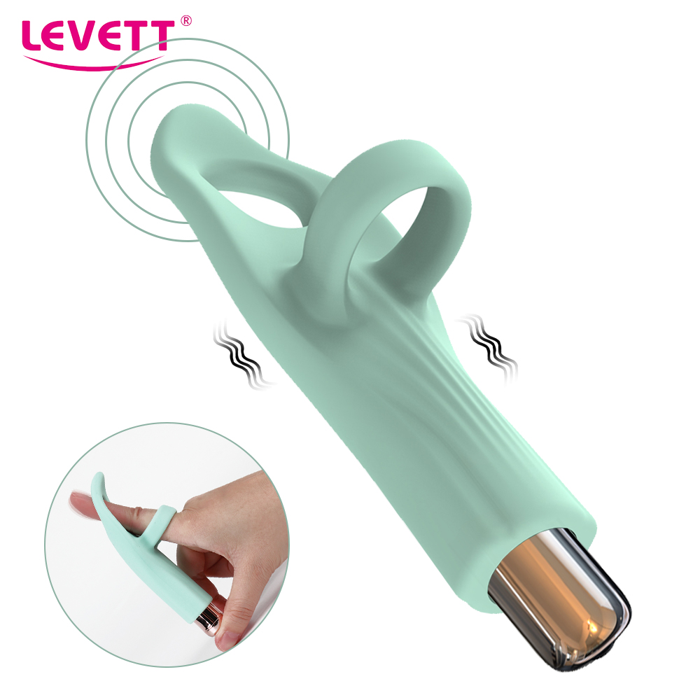 Sexy Socks Finger Vibrator Female Masturbator Sex Toys For Women G-spot Clitoris Stimulator Vibrating Finger Sleeve Silicone Adu