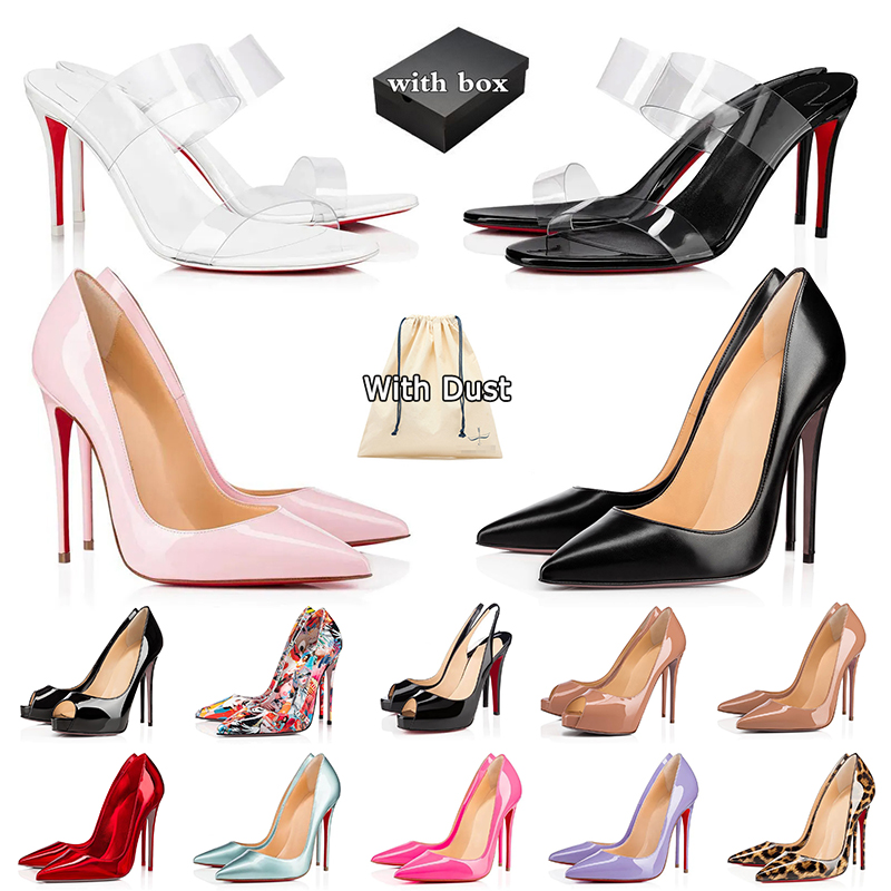 

With Box Designer Red Bottoms Pumps High Heels Shoes Women So Kate Stiletto Peep-toes Pointy Slingback Luxury Rubber Dhgates Sandals, A (1)