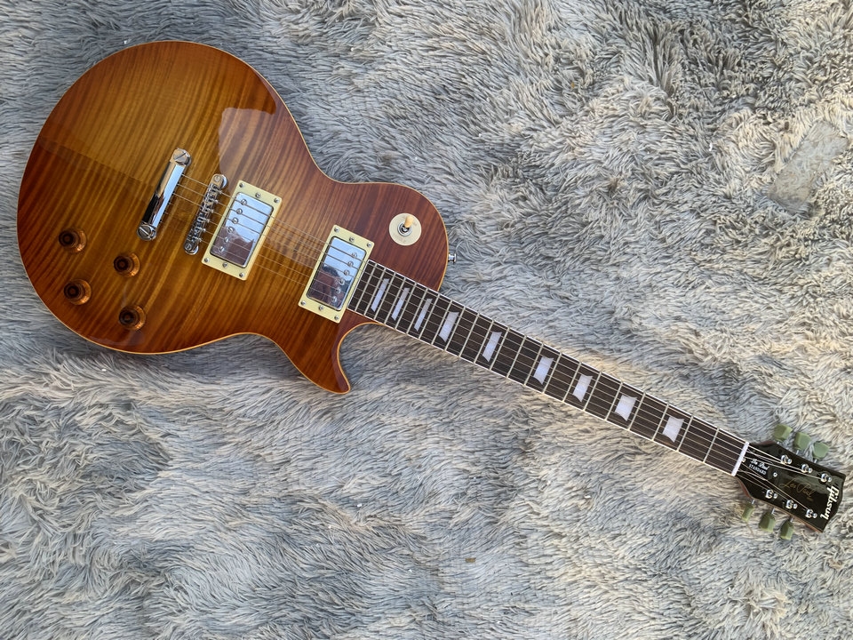 

New Arrival Custom Shop Jimmy Page Number Two VOS Electric Guitar Standard LP guitar Rosewood guitar