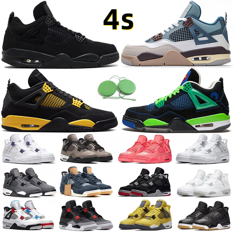 

Jumpman 4 4s mens basketball shoes Pine Green Military Black Cat Red Cement Photon Dust Thunder Royalty Doernbecher Pokemons Seafoam men women sports sneakers, 16