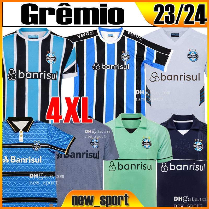 

4XL 23 24 Gremio ELKESON soccer jerseys SUAREZ #9 D.COSTA Guild GIULIANO 2023 2024 RAMIRO Geromel LUAN MAICON Fernandinho jersey men kids socks full set football shirt, 23 24 new