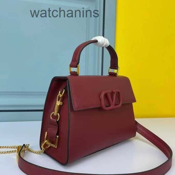

Classic Handbag Women's Classic Bags Hand Lady's Designer Print Valentino Women Briefcase Minimalist Portable Shoulder Crossbody C7VR, Jujube red