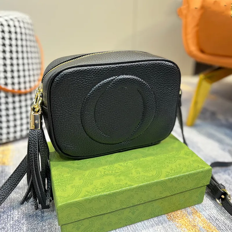 

Top Quality Designers Soho Bag Disco Shoulder Bag Leather Handbags Wallet Handbag Women Bags Crossbody Fringed Messenger Purse 22cm 308364