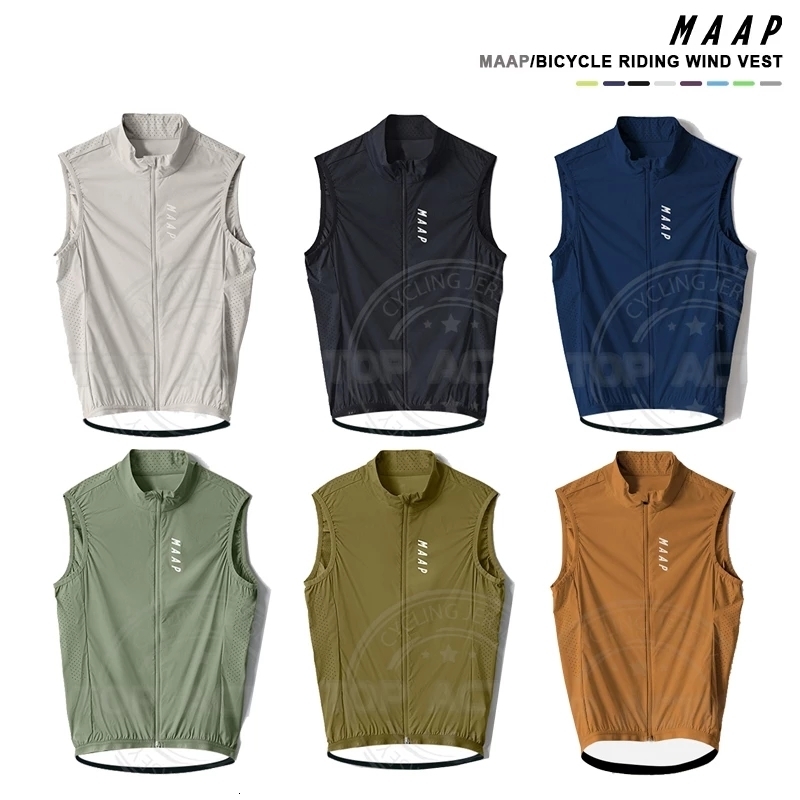 

Cycling Shirts Tops MAAP Cycling Vest Sleeveless Windproof Cycling clothing Sport Bike Gilet Bicycle Jersey windbreaker MTB Clothes Chaleco Ciclismo 230518, Cycling vest 14