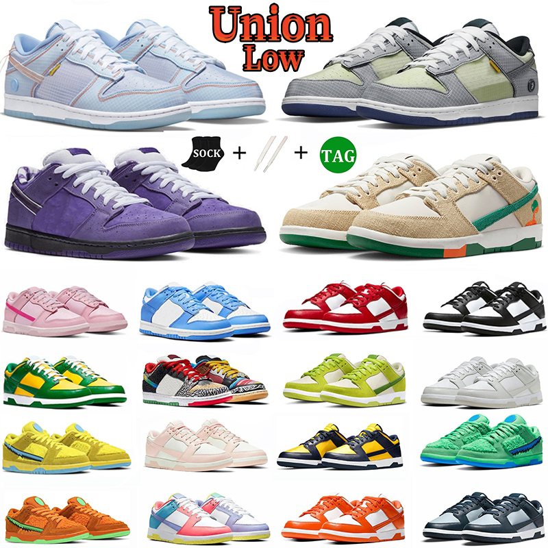 

2023 Top Men Women union Low Running shoes Argon Union Pistachio Purple Lobster Jarritos Freddy Krueger Unversity Red UNC Who So Sad Trainer Sports Sneakers Size 36-45, 46