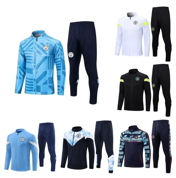 

HAALAND Long Zipper DE BRUYNE man City jacket Training Suit tracksuit Long sleeve Sportswear Football 22 23 24 Survatment Foot Chandal futbol uniforms