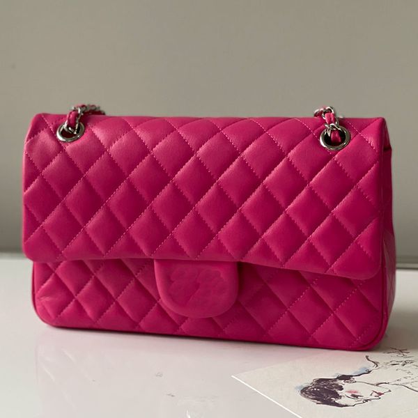 

Pink Tote bag designer 7A plaid crossbody bag chain shoulder bag Genuine Leather Handbag purse Women Evening makeup bag luxury Clutch Flap Bags Wallete wholesale, Light yellow