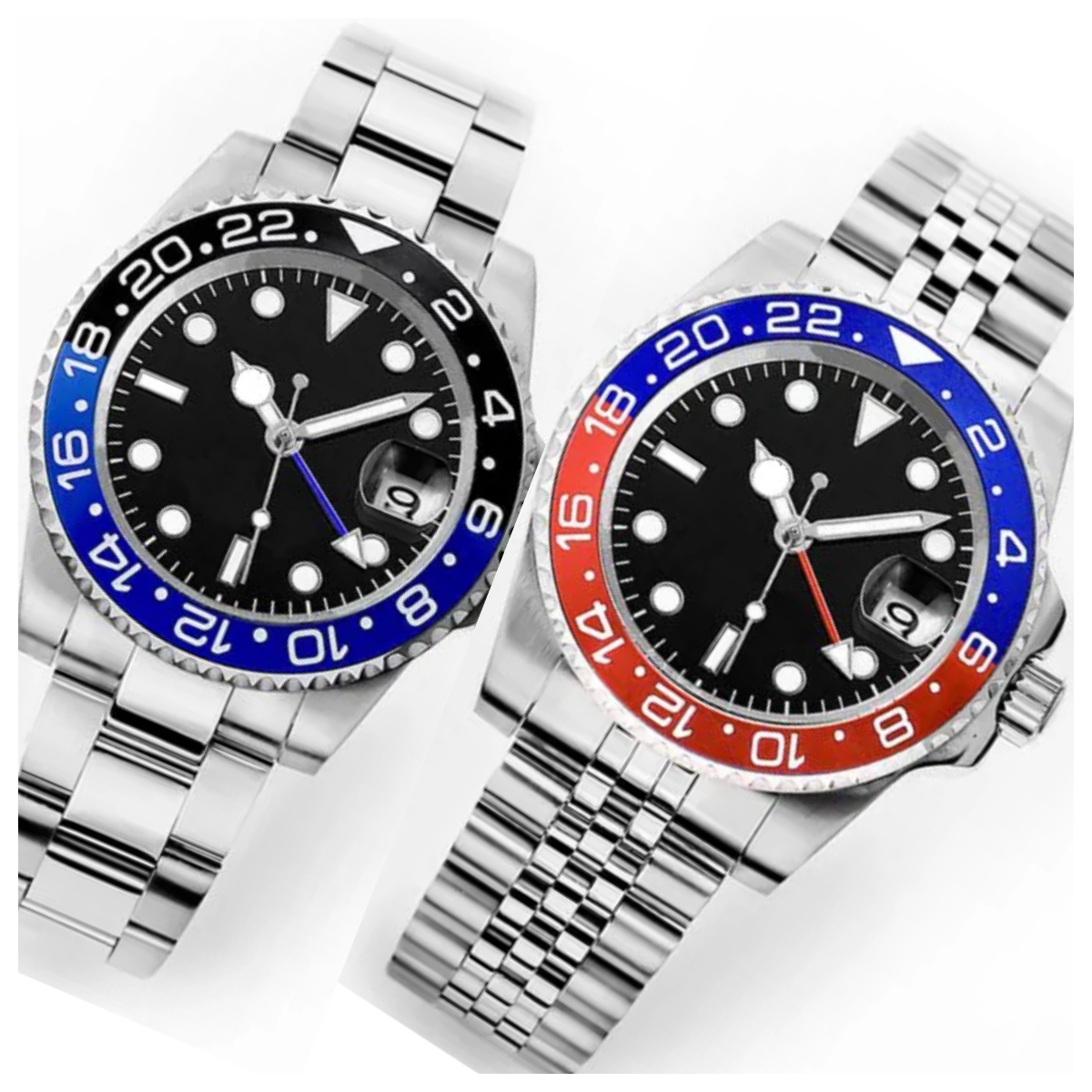 

Ceramic bezel designer watches GMT automatic date luxury fashion Watch . m126711chnr 40MM gold AAAA waterproof sapphire luminous designer watch