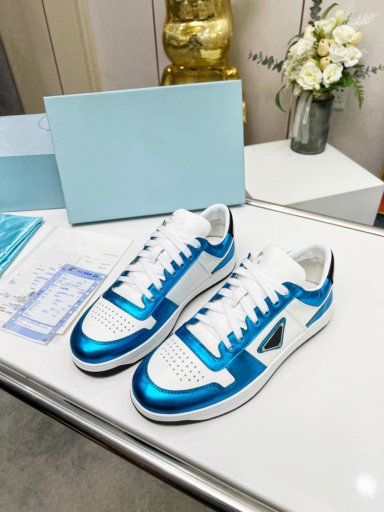 

top quality Downtown shoes Casual Shoes Designer Sneakers Men Women Downtown Leather Sneaker Black Blue White Red Green Luxury Basketball Running