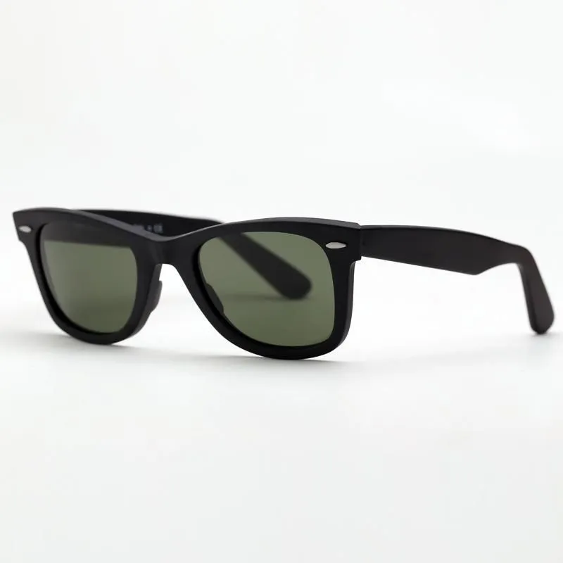 

Hot Sunglasses raies Lenses Men Unisex Black Wayfarer Sunglasses Polarized Women Vintage RayBrand Design Sun Glasses Oculos De Sol With Box