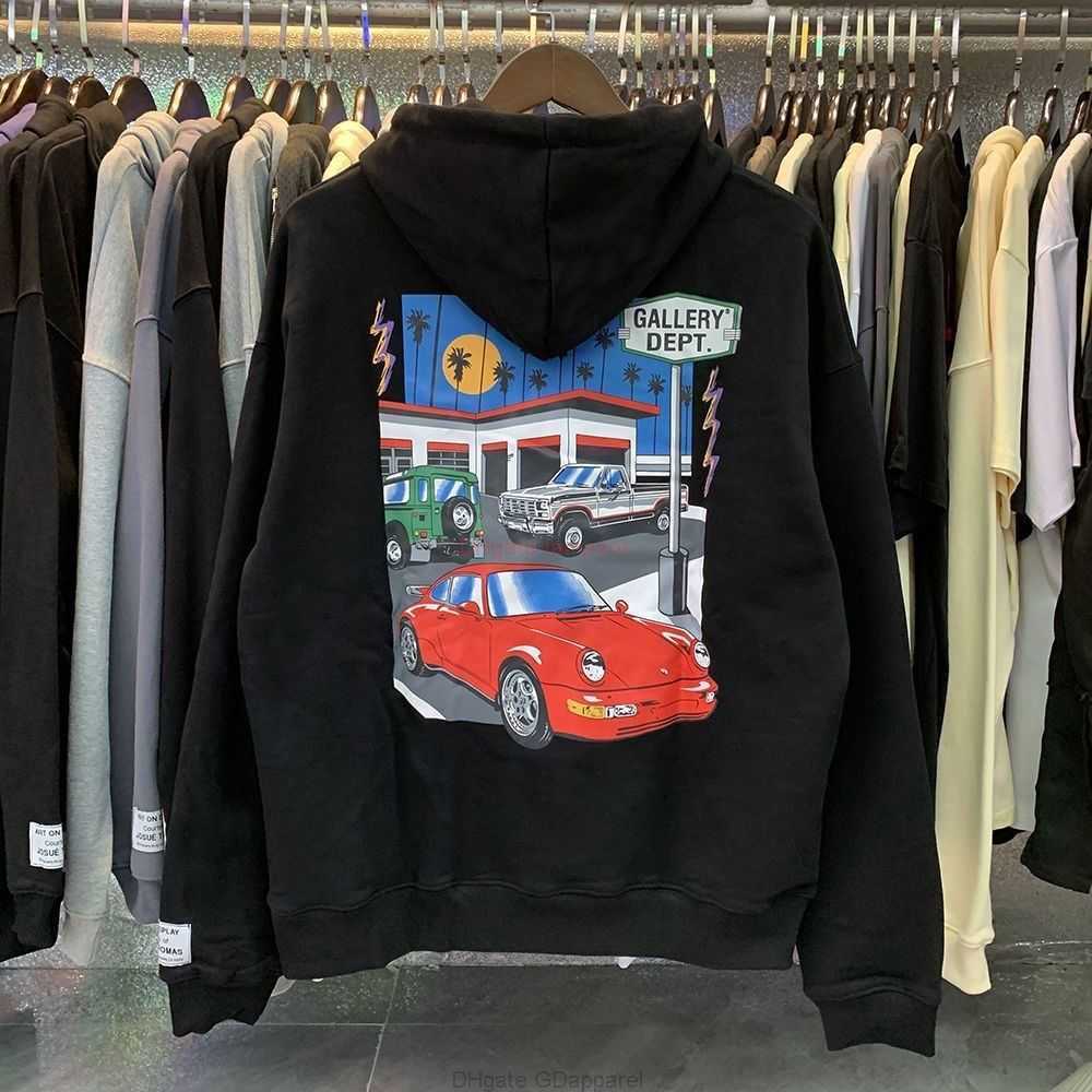 

Designer Clothing Galleries Hoodie Men' Sweatshirts Niche Fashion Galleryes Depts Color Painting Auto Printing High Street Pure Cotton Terry Hoodie Men Women, Shipping fee