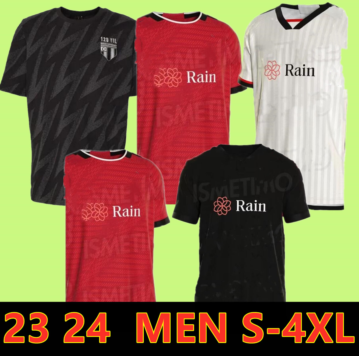 

120th Besiktas 23 24 Mens Soccer Jerseys Rosier Montero Souza Nkoudou Salih Ucan Hutchinson Ghezzal Necip W. Souza Karaman Football, Black