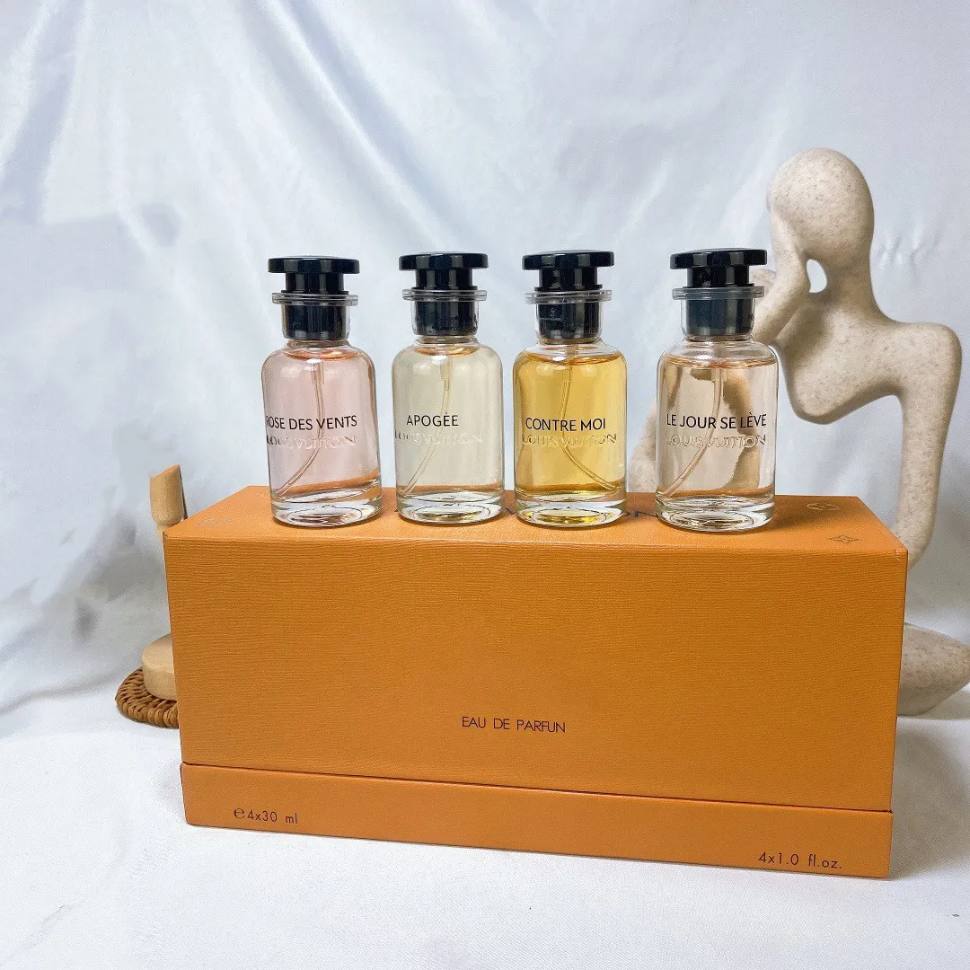 

Women's perfume set4* 30ML with nozzle rose Apogee Contre Moi Le Jour se Lever lasting fragrance