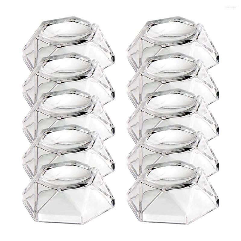 

Jewelry Pouches 10Pcs Acrylic Sphere Display Stand Holder - Clear Crystal Ball Base For Softball Tennis (Small)