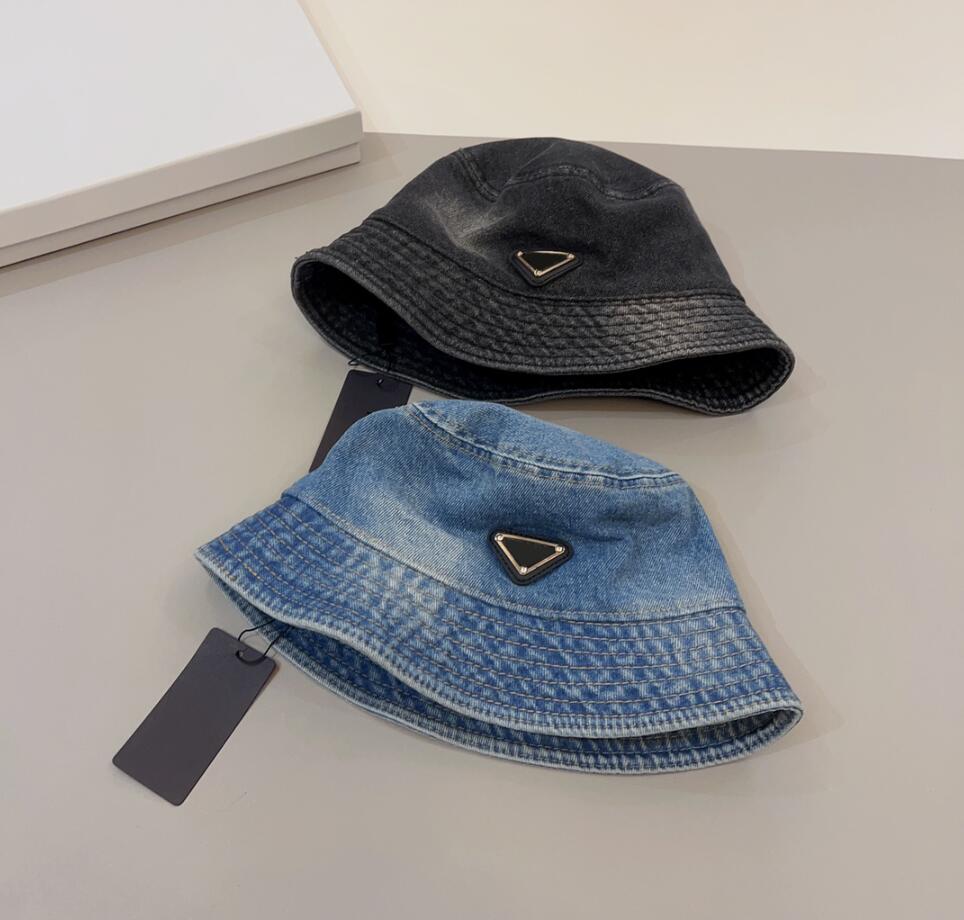 

Mens Women Bucket Hat Summer Sun Protection Ball Hats with Letters Inverted Triangle Fashion Wide Brim Hats Black White, Blue