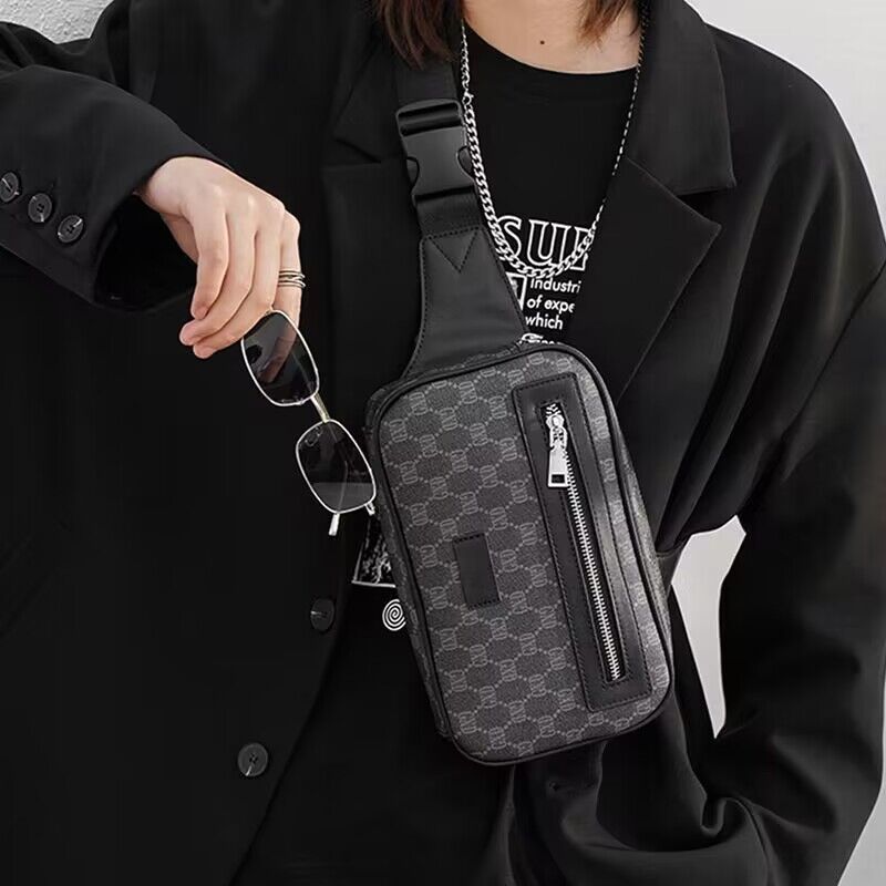 

Designer Waist Bag Bumbag Belt Mens Backpack Tote Crossbody Purses Messenger Men Handbag Fashion Wallet Fannypack, Black