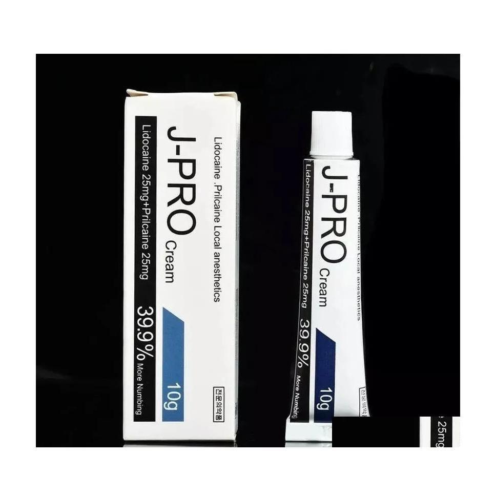

Other Health Beauty Items 10G Jpro 39.9 Tube Numbing Tattoo Cream Before Makeup Body Eyebrow Eyeliner Lips Dha6E