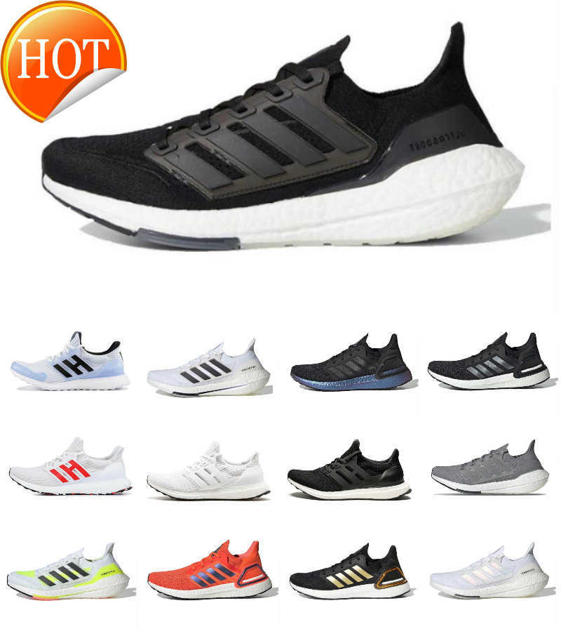 

2021 Ultraboosts 20 21 UB 4.0 6.0 Running ShOes Mens Womens Ultra Se Triple White Black Solar Grey Orange Global Currency Gold Metallic Run Chaussures Trainers Sn, No shoes