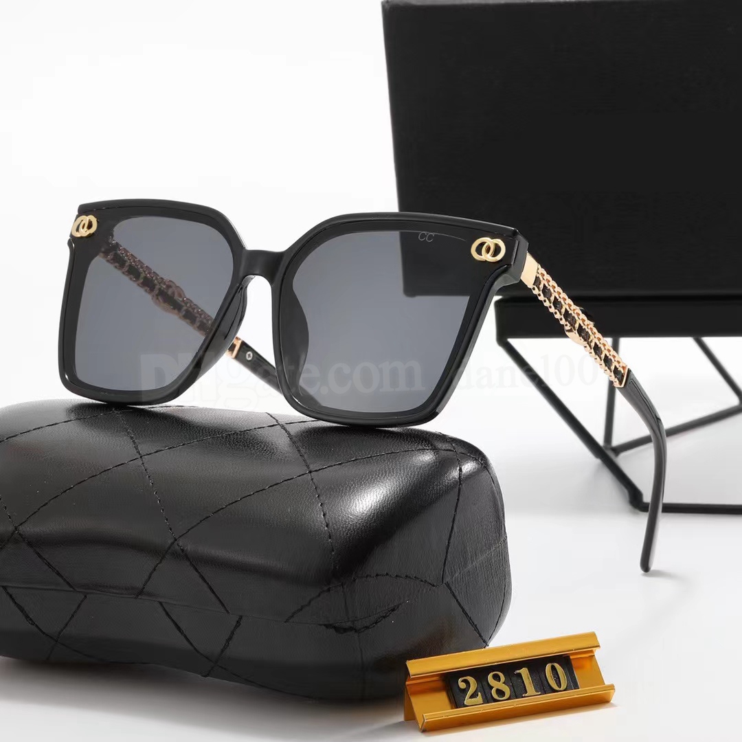 

2023 Brand design Sunglasses women men designer Good Quality Fashion metal Oversized sun glasses vintage female sun glass Casual eyeglasses with box good