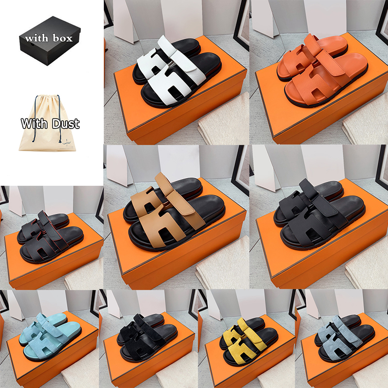 

Designer Sandals Women Chypre Slippers Luxury Comfort H Slipper Platform Oran Sandal Beach Classic Platform Lady suede 100% real Leather Slides Summer Beach Shoes, A17 black canvas 40-47 (2)
