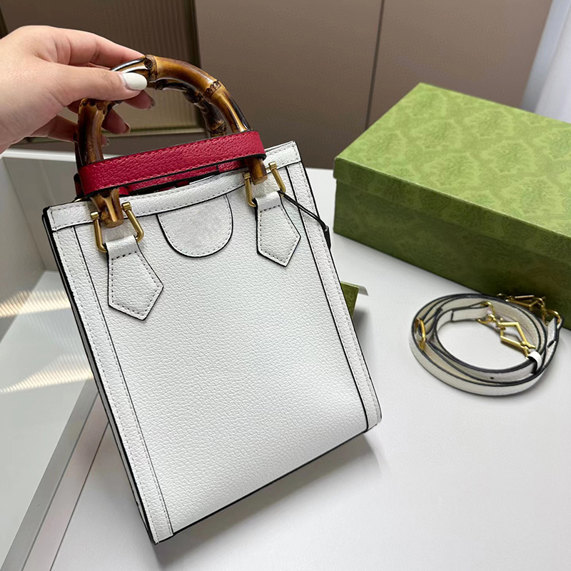

Women Crossbody Bags Tote Bag Designer Woman Handbags Real Bamboo Handle High Quality Leather 2023 Fashion Ladies Shoulder Shopping Purses, Black