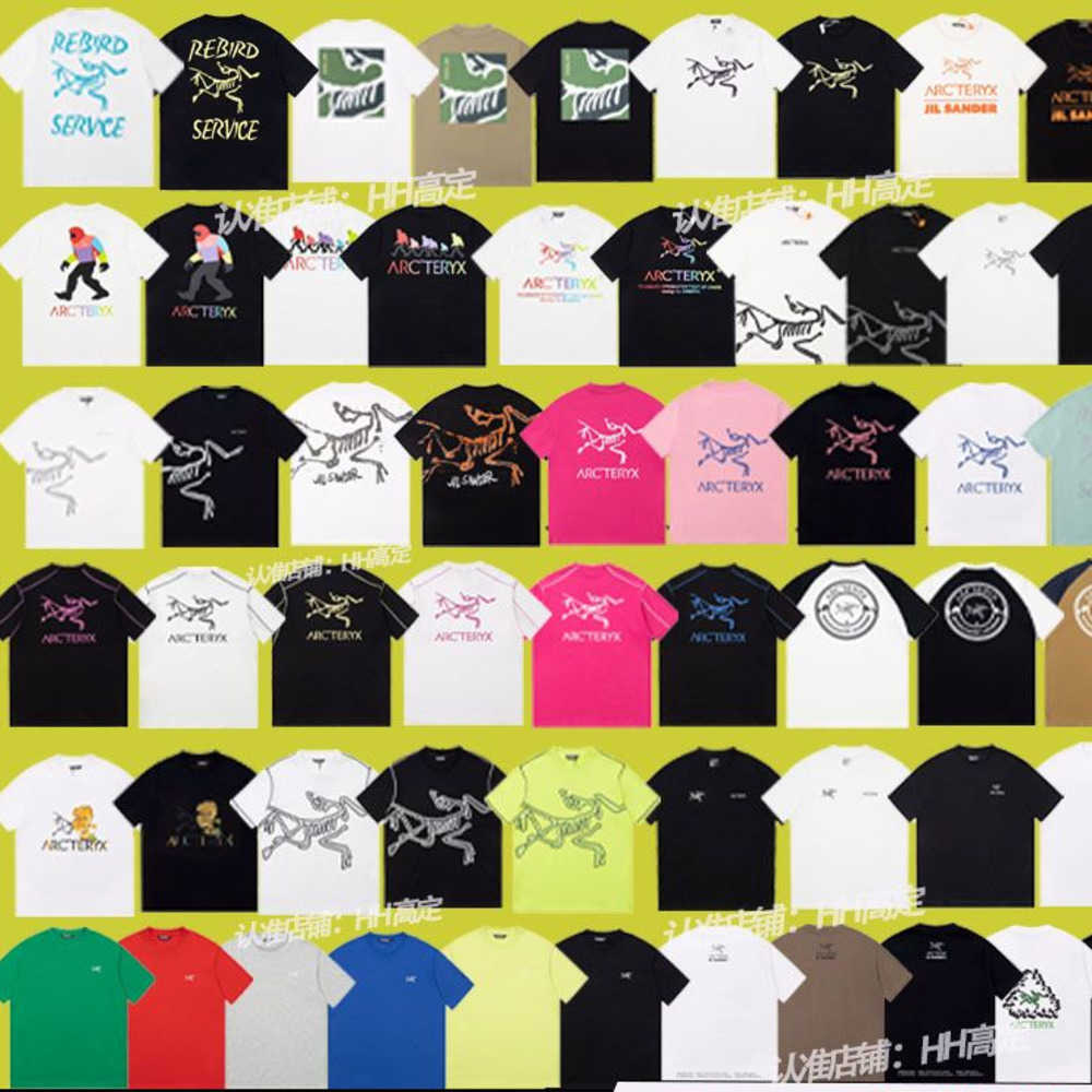 

Designer Fashion Clothing ARC TERYXES Tees Tshirt Bloggers Same Archaeopteryx Full Series Short Sleeve Tshirt Made of Pure Cotton Mens Womens Tank Top Half Sleeved B, 25 # white joint seal