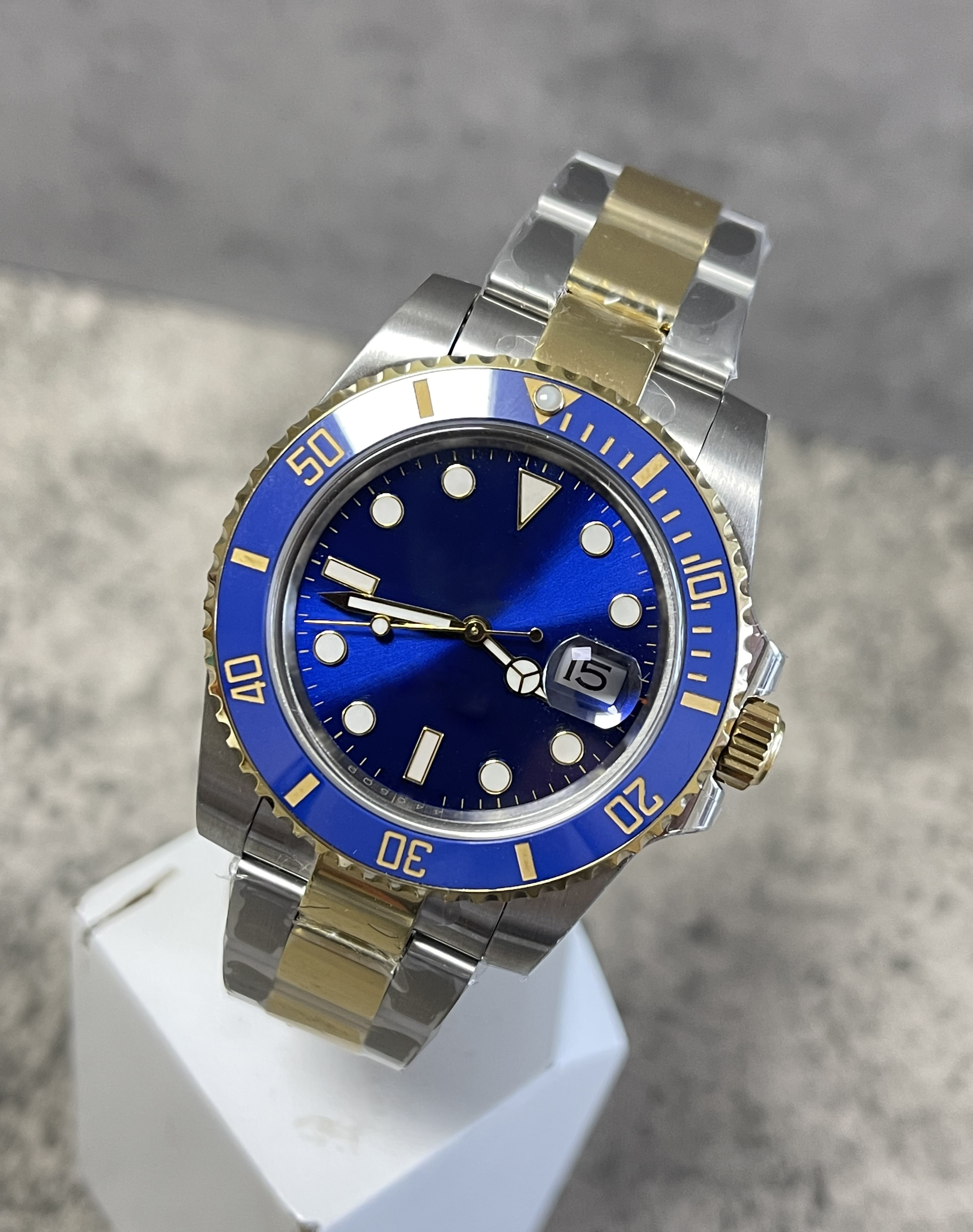 

BP maker 40mm mens watches 116613 116613LB ceramic bezel two tone gold&steel oyster bracelet automatic movement sapphire stainless steel sport wristwatches, P1