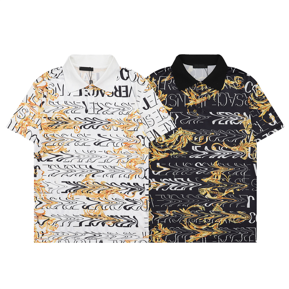 

Fashion Mens T-shirts Men Polos Casual Luxury T Shirt Embroidered Tops Tees Medusa Cotton Snake Pattern Polo-shirt Collar Polo Shirts Asian Size M-3XL#02