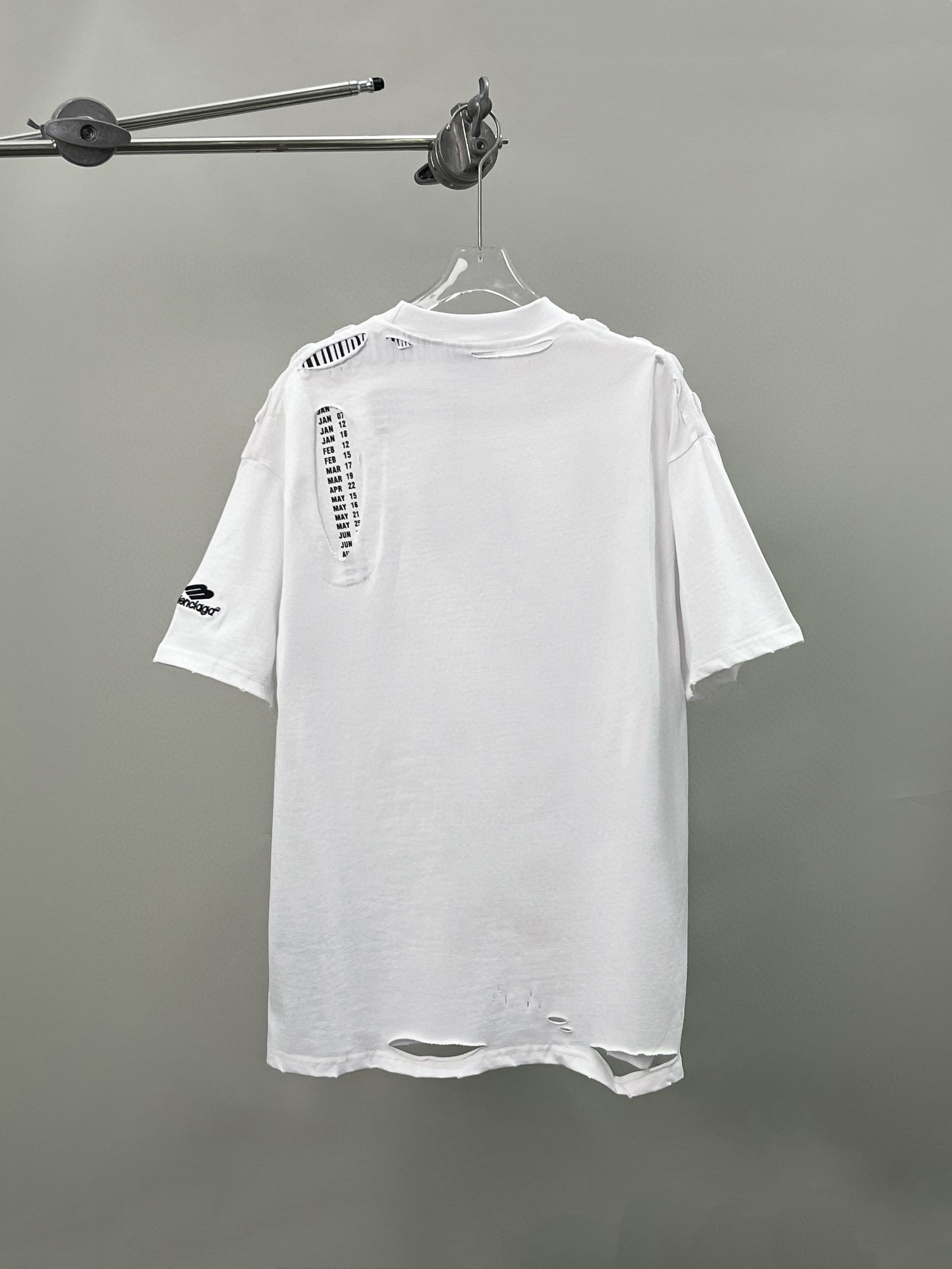 T-shirts Plus pour hommes Polos Col rond brodé et imprimé style polaire vêtements d'été avec street pur coton r2drf