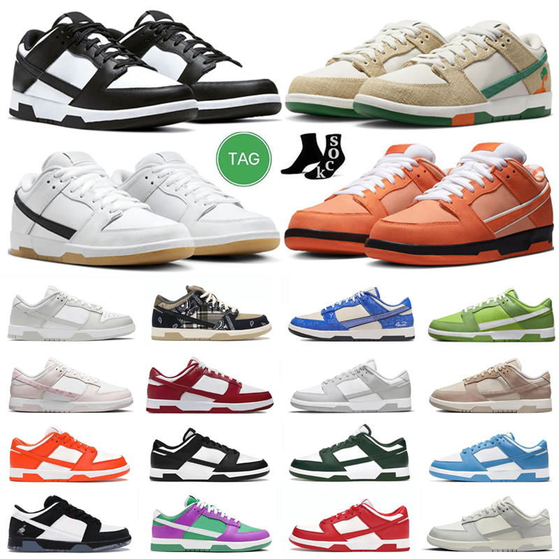 

Men women shoes sneakers Panda White Black Jarritos Triple Pink UNC Grey Fog Industrial Blue Orange Pearl Pine Green Syracuse mens outdoor trainers size 36-47, #2